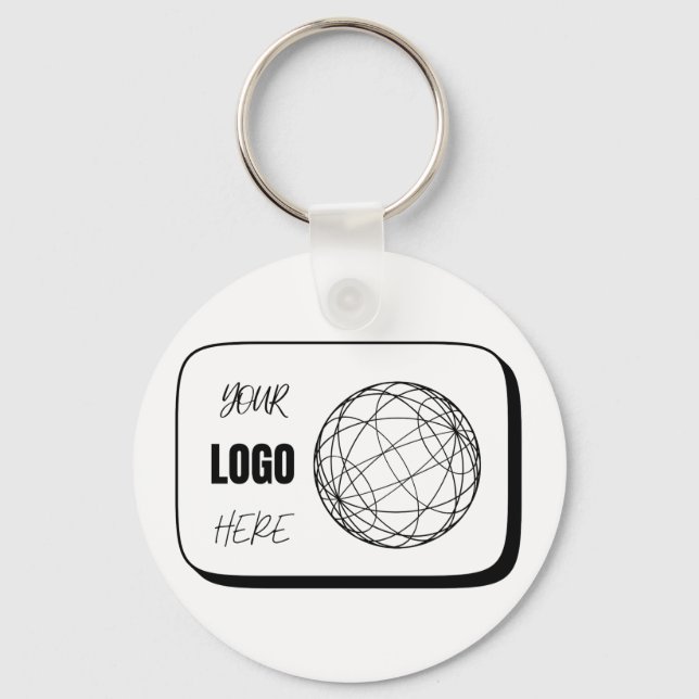 Your Logo Here Key Ring (Front)