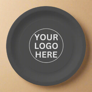 Your Logo Here l Company Event Promotional branded Paper Plate