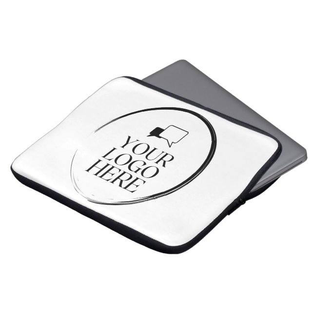 Your Logo Here Laptop Sleeve (Front Top)
