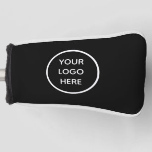 Your Logo Here Modern Business Company Golf Head Cover