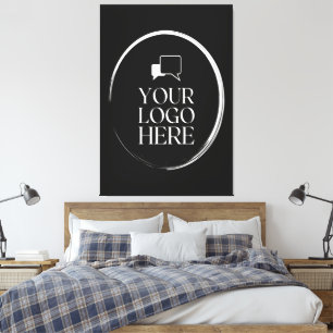 Your Logo Here Modern Canvas Print