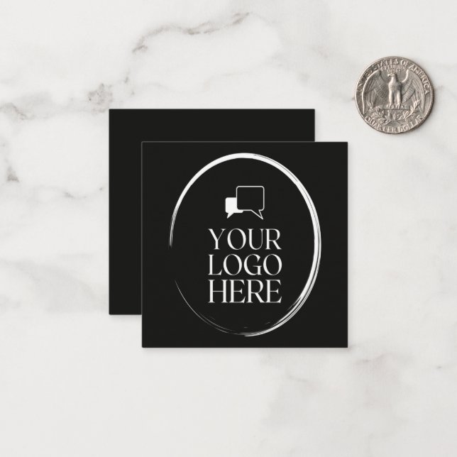 Your Logo Here Modern Card (Front/Back In Situ)