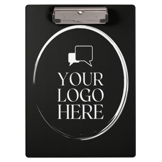 Your Logo Here Modern Clipboard (Front)