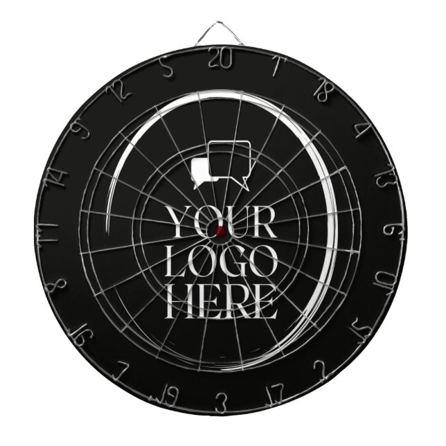 Your Logo Here Modern Dartboard (Front)