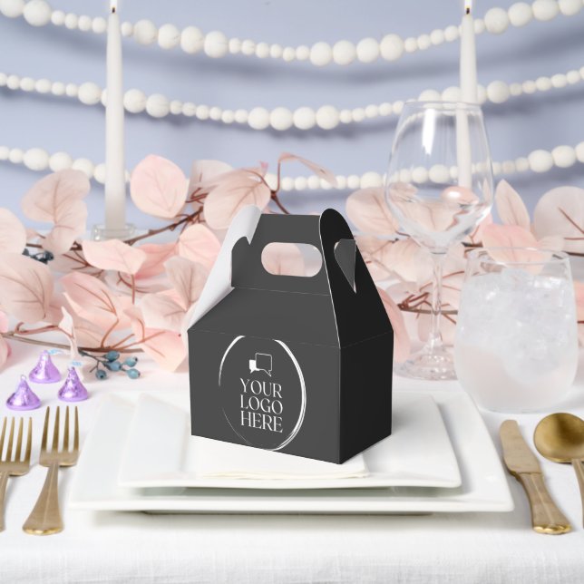 Your Logo Here Modern Favour Box (Wedding)