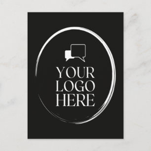 Your Logo Here Modern Invitation Postcard