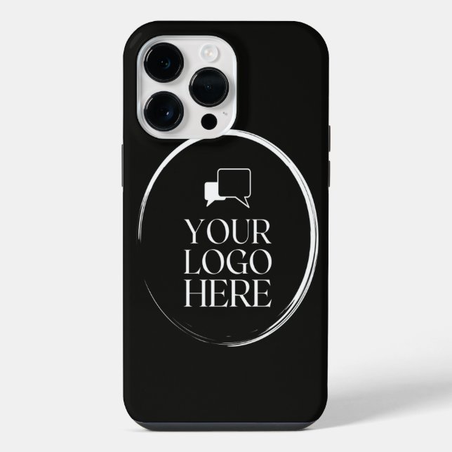 Your Logo Here Modern iPhone Case (Back)
