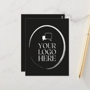 Your Logo Here Modern  Postcard