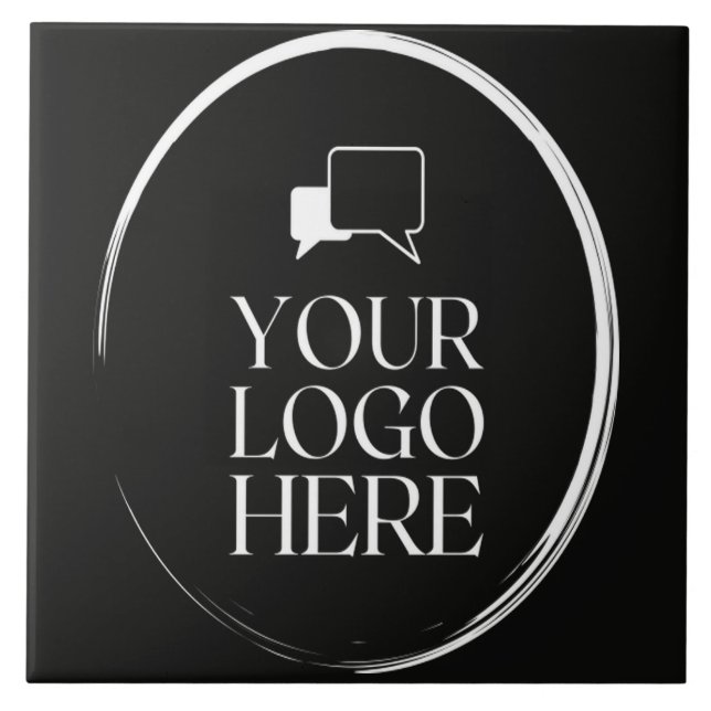 Your Logo Here Modern Tile (Front)