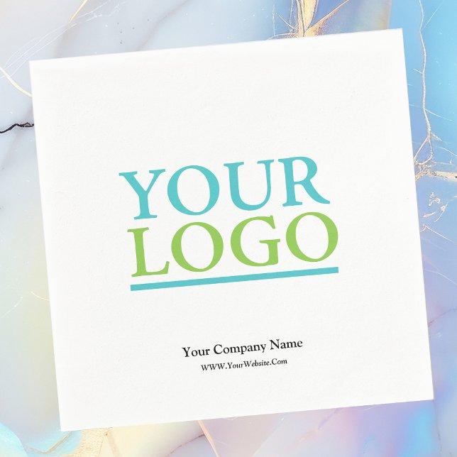 Your Logo Here, Name & Website Promotional Napkin (Creator Uploaded)
