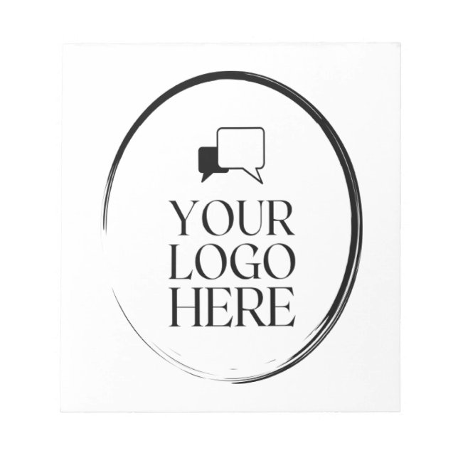 Your Logo Here Notepad (Front)