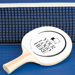 Your Logo Here Ping Pong Paddle