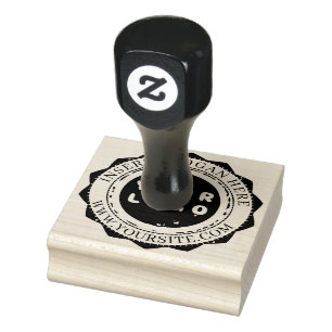 Your Logo Here Rubber Stamp