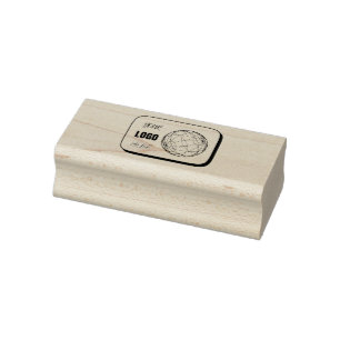 Your Logo Here Rubber Stamp