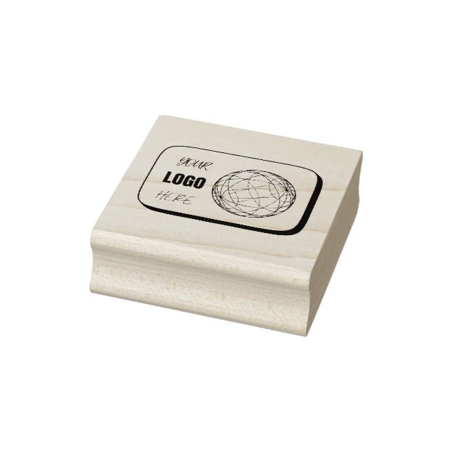 Your Logo Here Rubber Stamp (Stamp)