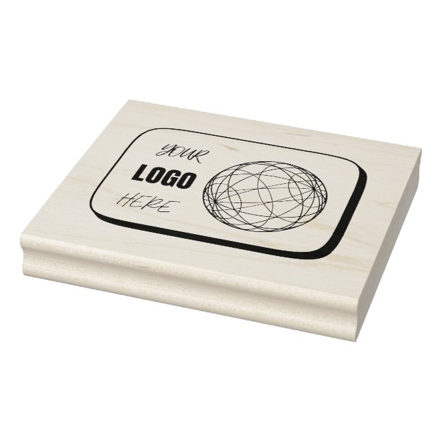 Your Logo Here Rubber Stamp (Stamp)