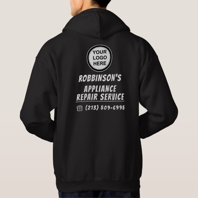 Your logo here Service Branded Promotional item Hoodie (Back)