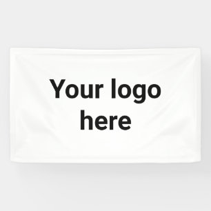your logo here simple minimal classic banner