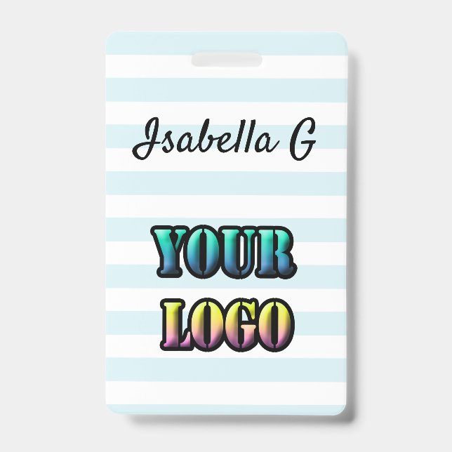 Your logo , logo ID badge (Front)
