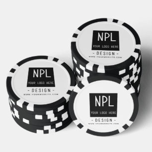 Your Logo - Minimal, Modern Business Merchandise  Poker Chips