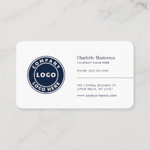Your Logo Minimalist Corporate Employees Business Card