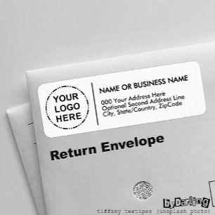 Your Logo Minimalist Modern Design Return Address
