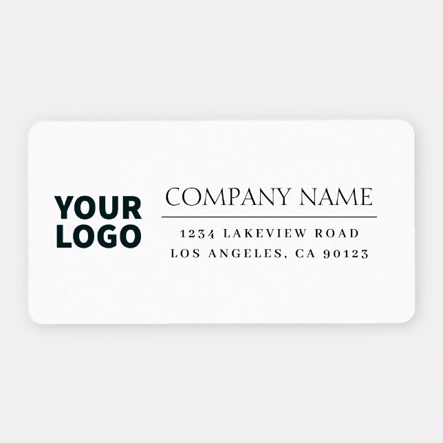 Your Logo | Modern Classic White & Black Label (Creator Uploaded)