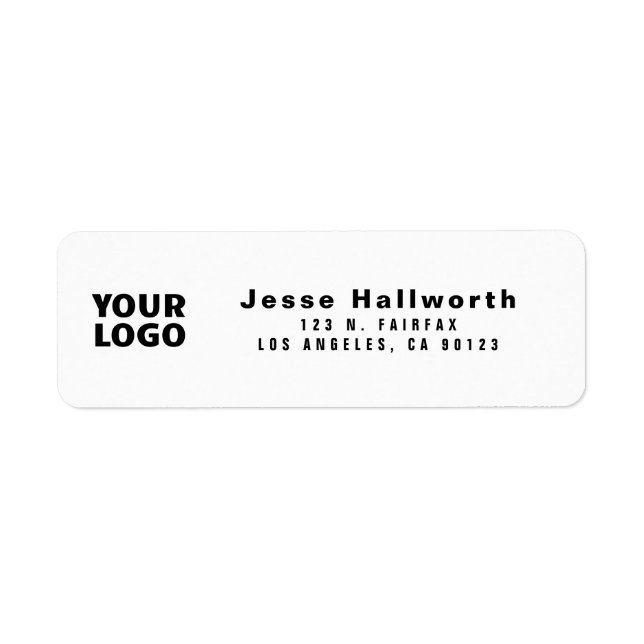 Your Logo | Modern Customisable Return Address (Front)
