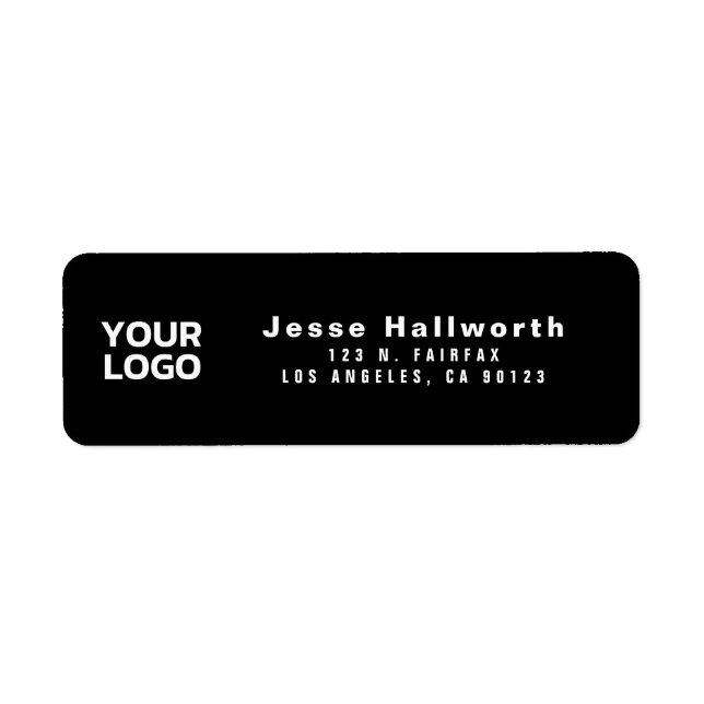 Your Logo | Modern Customisable Return Address (Front)
