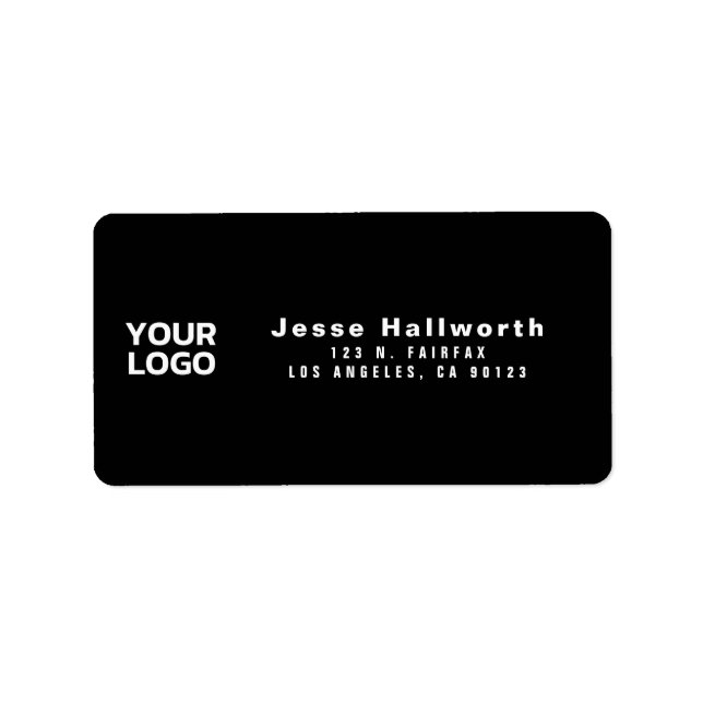 Your Logo | Modern Customizable Return Address Label (Front)