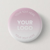 Your Logo | Modern Dusty Pink & White Ombre