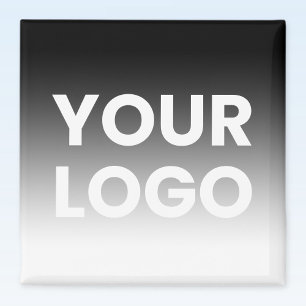 Your Logo & Modern Editable Colour Gradient Magnet