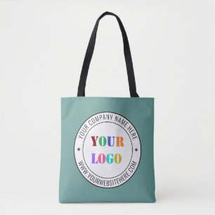 Your Logo Name Website and Colors Stamp Tote Bag