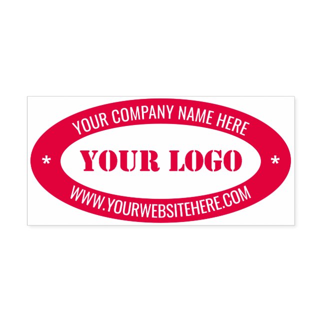 Your Logo Name Website Colours Self-inking Stamp (Design)