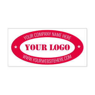 Your Logo Name Website Colours Stamp Professional