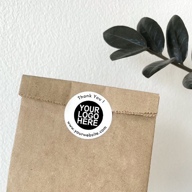 Your Logo, Name & Website Promo Classic Round Classic Round Sticker (Creator Uploaded)