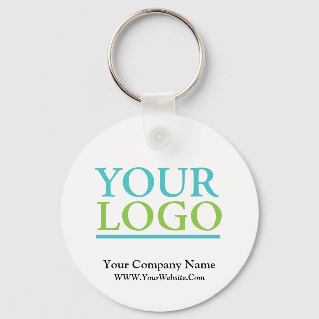 Your Logo, Name & Website Promo Key Ring (Front)