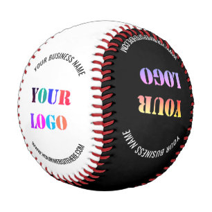 Your Logo Name Website Promotional Personalised Baseball