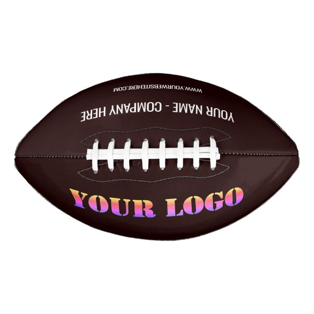 Your Logo Name Website Promotional Personalised Football (Front)