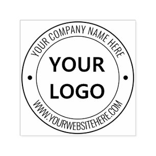 Your Logo Name Website Rond Stamp Example