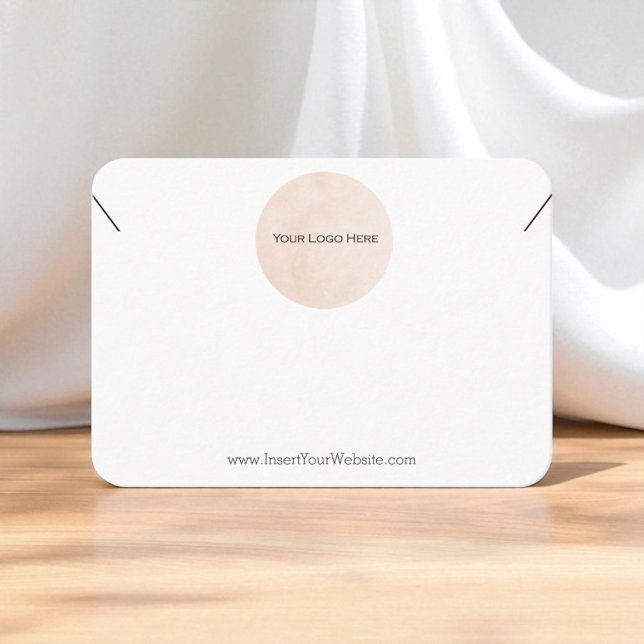 Your Logo Necklace Display Card Large (Creator Uploaded)