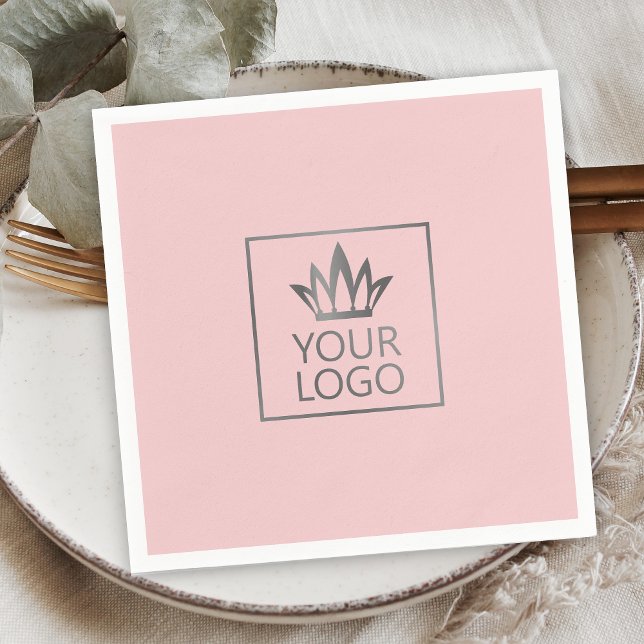 Your Logo on Any Colour Background Napkin (Creator Uploaded)