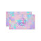 your logo on pastel opal business card