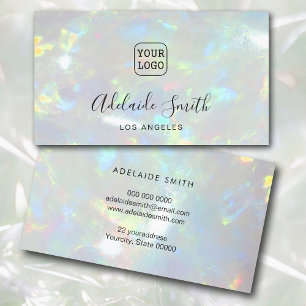 your logo opal photo background business card
