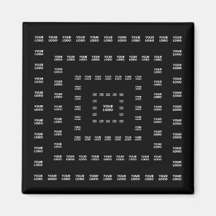 Your Logo or Any Design/Image   Square Pattern  Magnet
