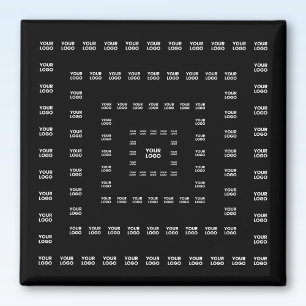 Your Logo or Any Design/Image   Square Pattern  Magnet