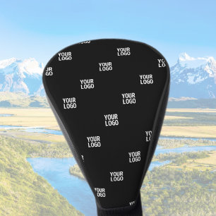 Your Logo or Any Image Diagonal Stripes Golf Head Cover