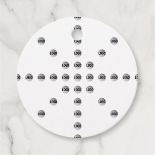 Your Logo or Any Uploaded Image   Star Pattern  Favour Tags