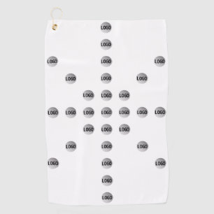 Your Logo or Any Uploaded Image Star Pattern Golf Towel