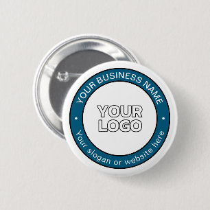 Your Logo or Design & Customisable Circular Text 6 Cm Round Badge